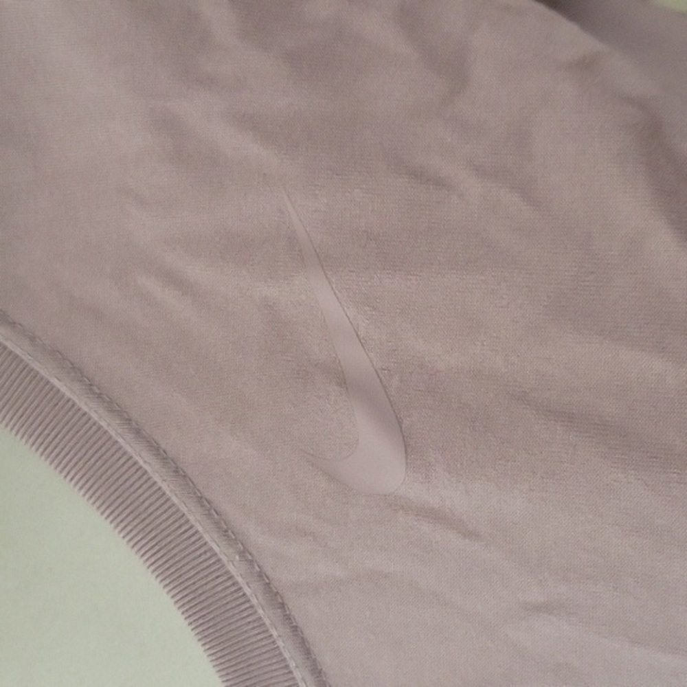 Nike Light Pink Swoosh Crop Tee